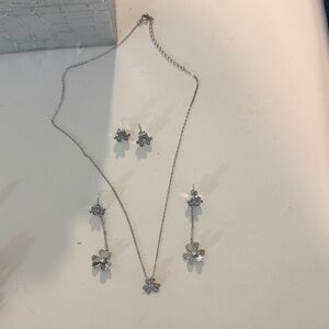 Designer inspired Floral Jewelry Set